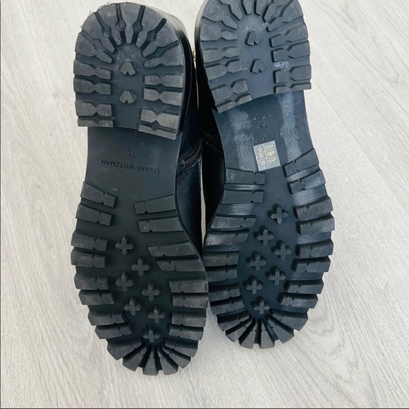 Stuart Weizmann Norrie Leather Combat boots in size 7.5 - Picture 5 of 5